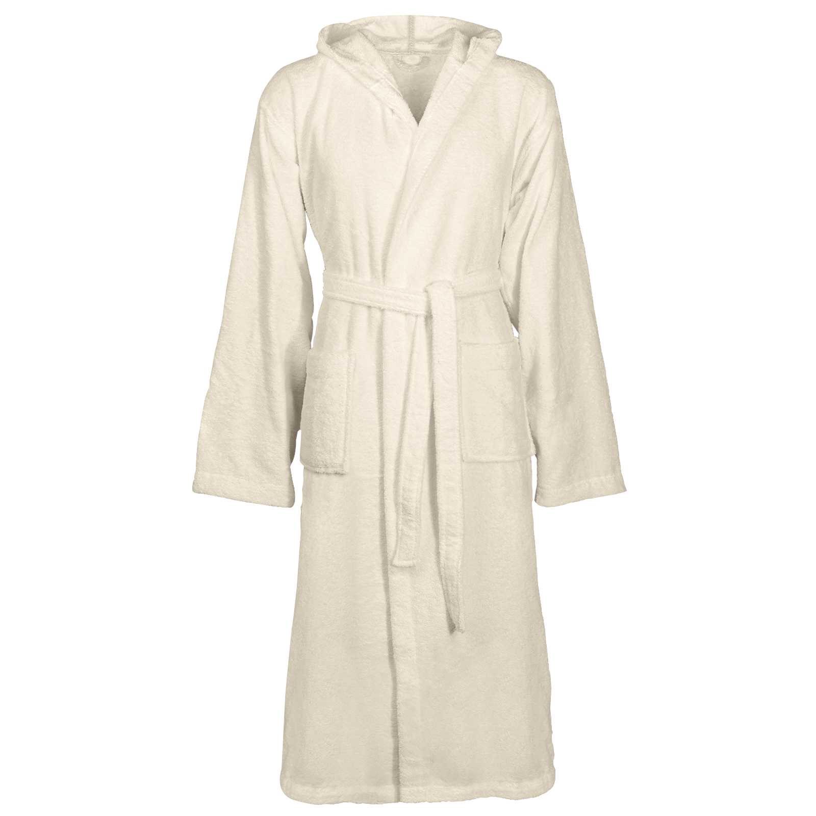 vidaXL Bademantel KINN Creme M Baumwolle