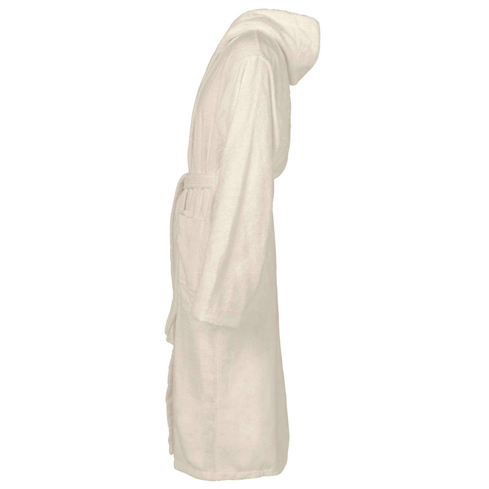 vidaXL Bademantel KINN Creme M Baumwolle