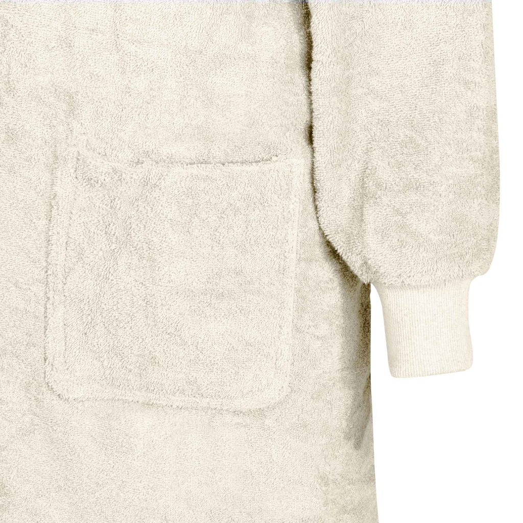 vidaXL Decken-Hoodie KINN Creme L Baumwolle