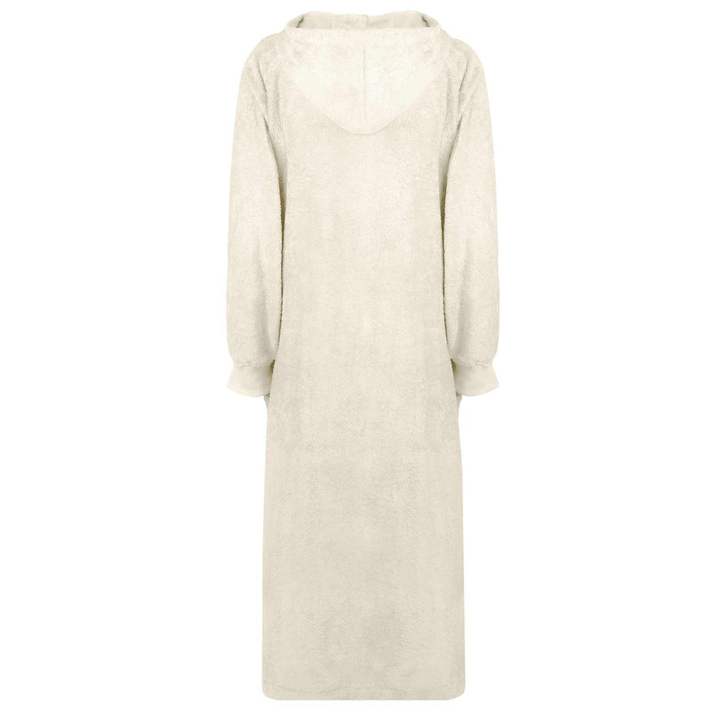 vidaXL Decken-Hoodie KINN Creme XXL Baumwolle