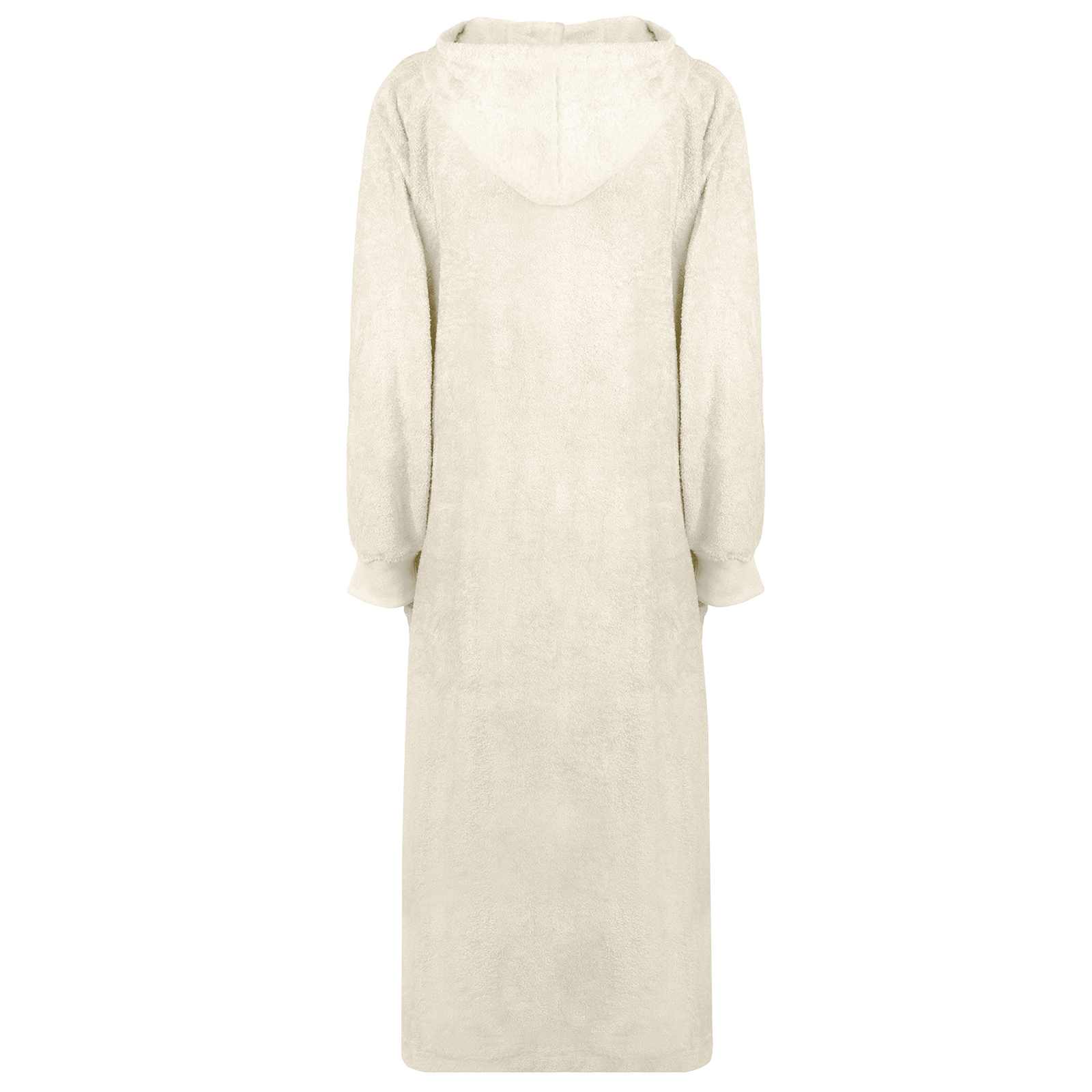 vidaXL Decken-Hoodie KINN Creme XXL Baumwolle