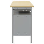 vidaXL Werkbank-Set mit Schubladen 2 pcs Rot und Grau 200 x 55 x 85 cm