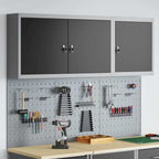 vidaXL Werkzeugschrank-Set 5 pcs Schwarz Pulverbeschichteter Stahl