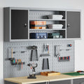 vidaXL Werkzeugschrank-Set 4 pcs Schwarz Pulverbeschichteter Stahl