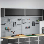 vidaXL Werkzeugschrank-Set 6 pcs Schwarz Pulverbeschichteter Stahl
