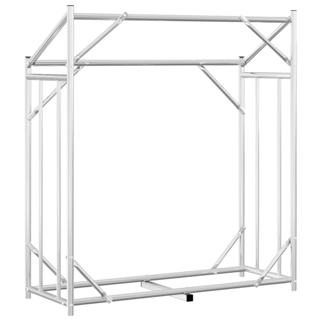 vidaXL Brennholzregal mit Regenschutz 100,5x40,5x110,5 cm