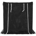 vidaXL Brennholzregal mit Regenschutz 101x61x110,5 cm Verzinkter Stahl