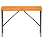 vidaXL Gartentisch mit Akazienholzplatte 105x75x72 cm Poly Rattan