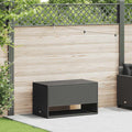 vidaXL Outdoor-Kissenbox Schwarz 100x55x55,5 cm Poly Rattan