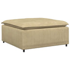 vidaXL Modulares Sofa Fußhocker-Modul Graugrün 100x100x48 cm