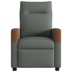 vidaXL Massage-Relaxsessel, Stoff, Dunkelgrau
