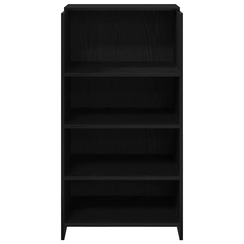 vidaXL Empfangstheke Schwarz 55x50x103,5 cm Holzwerkstoff