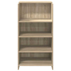 vidaXL Empfangstresen Sonoma-Eiche 55 x 50 x 103,5 cm Holzwerkstoff