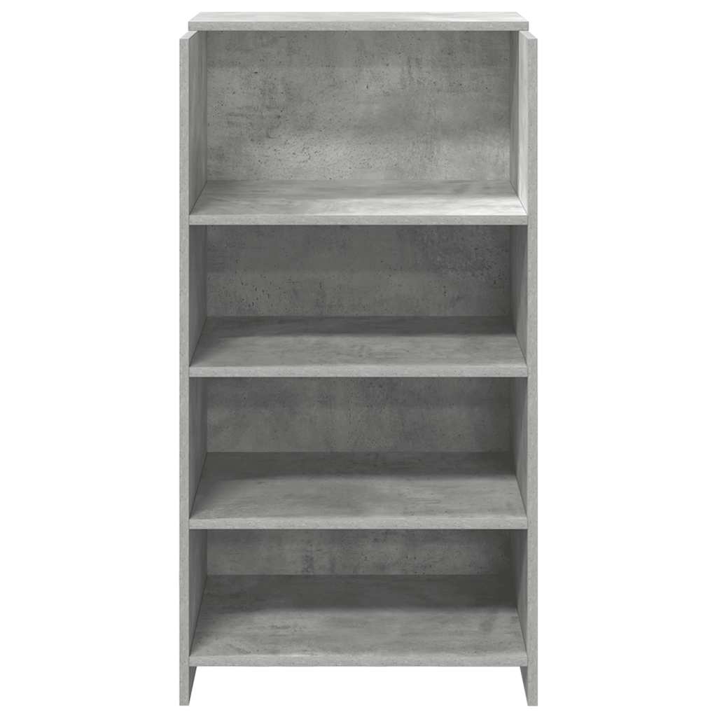 vidaXL Empfangstheke Betongrau 55x50x103,5 cm Holzwerkstoff