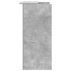 vidaXL Empfangstheke Betongrau 55x50x103,5 cm Holzwerkstoff