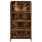 vidaXL Empfangstheke Räuchereiche 55x50x103,5 cm Holzwerkstoff