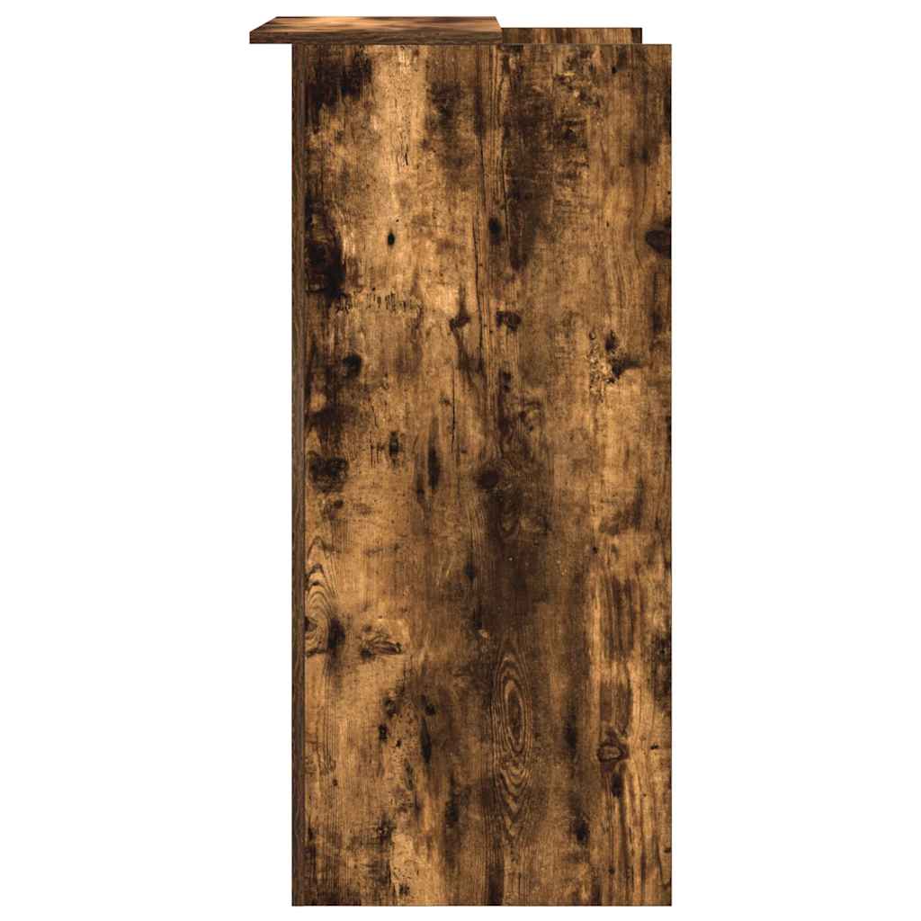 vidaXL Empfangstheke Räuchereiche 55x50x103,5 cm Holzwerkstoff