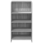 vidaXL Empfangstheke Grau Sonoma 55x50x103,5 cm Holzwerkstoff