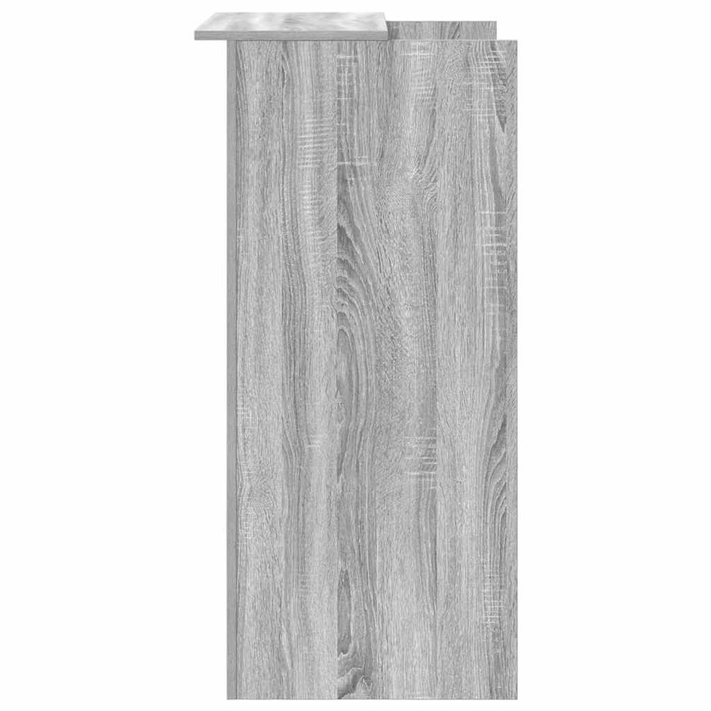 vidaXL Empfangstheke Grau Sonoma 55x50x103,5 cm Holzwerkstoff