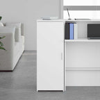 vidaXL Lagerschrank Weiß 40 x 45 x 103,5 cm Holzwerkstoff