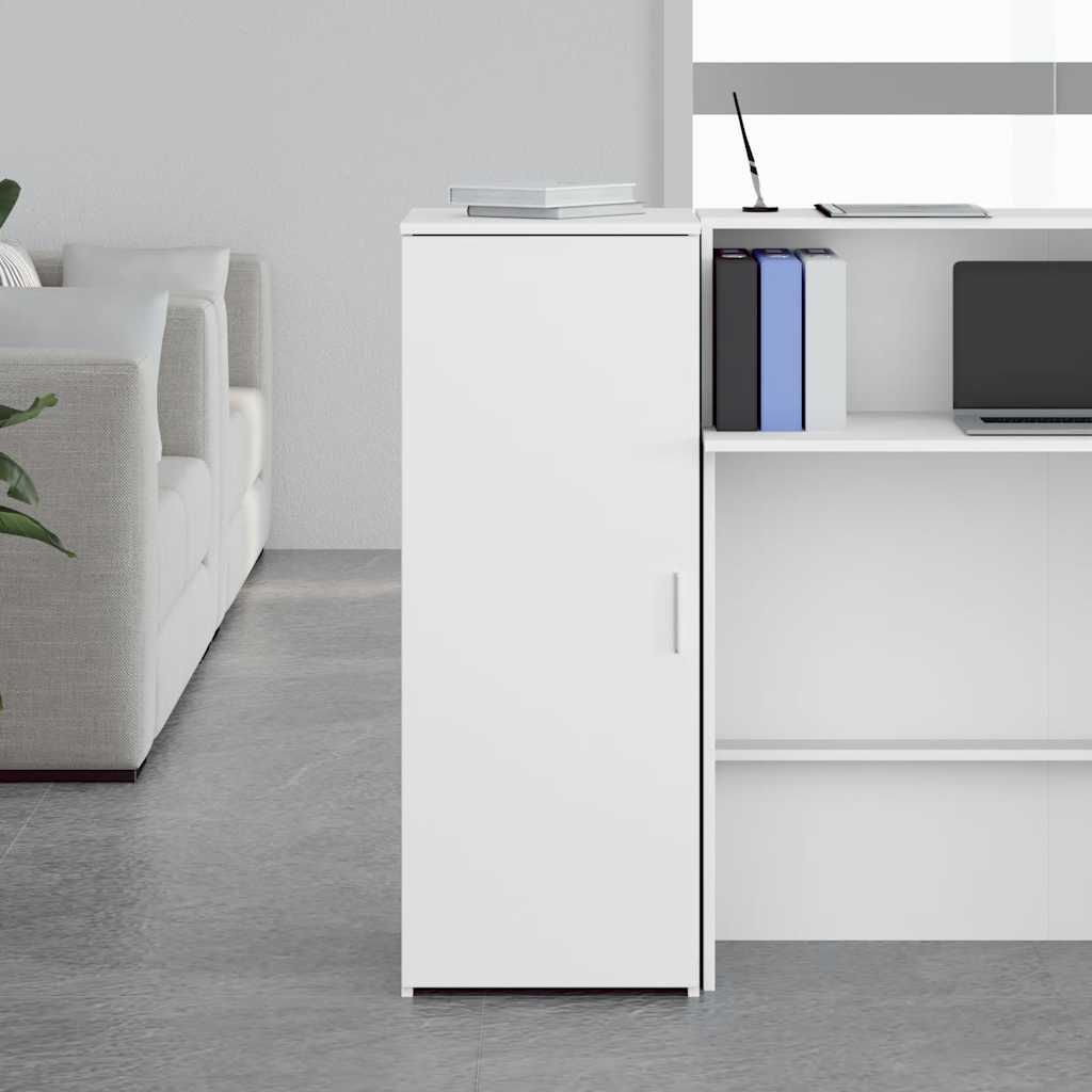 vidaXL Lagerschrank Weiß 40 x 45 x 103,5 cm Holzwerkstoff