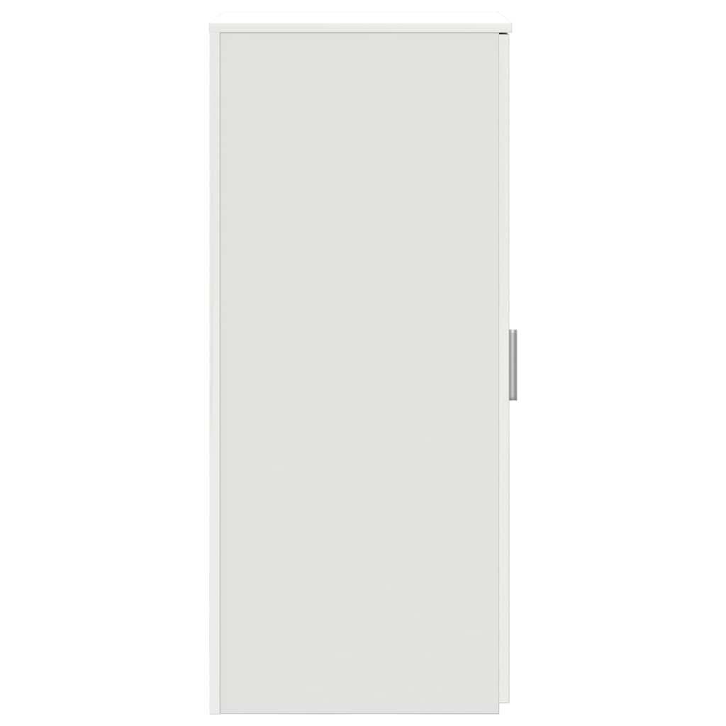 vidaXL Lagerschrank Weiß 40 x 45 x 103,5 cm Holzwerkstoff