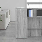 vidaXL Lagerschrank Grau Sonoma 40x45x103,5 cm Holzwerkstoff