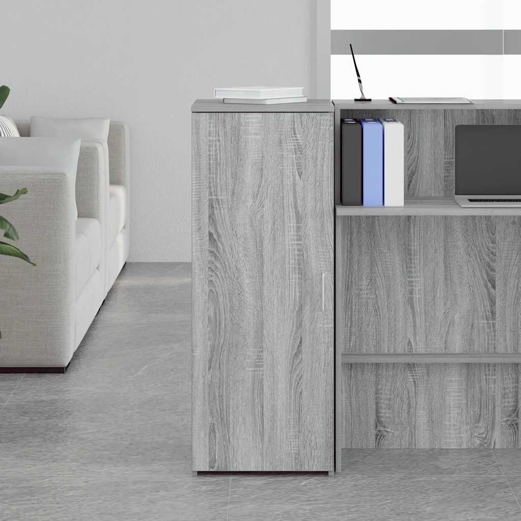 vidaXL Lagerschrank Grau Sonoma 40x45x103,5 cm Holzwerkstoff