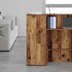 vidaXL Lagerschrank Altholz-Optik 40x45x103,5 cm Holzwerkstoff