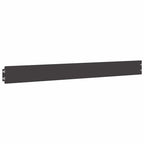 vidaXL Rasenkanten 10 Stk. Schwarz 10x103 cm Kaltgewalzter Stahl