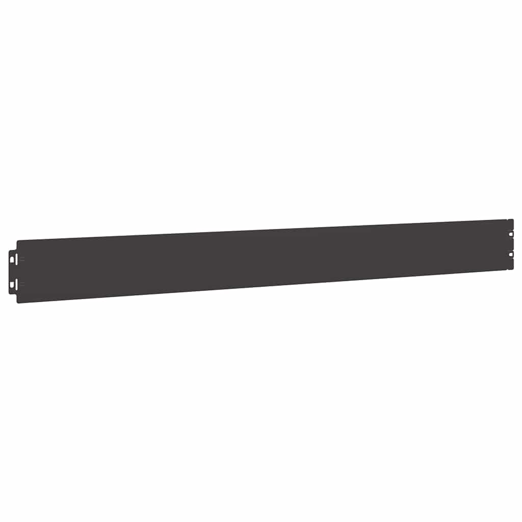 vidaXL Rasenkanten 10 Stk. Schwarz 10x103 cm Kaltgewalzter Stahl