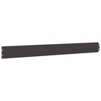 vidaXL Rasenkanten 10 Stk. Schwarz 10x103 cm Kaltgewalzter Stahl