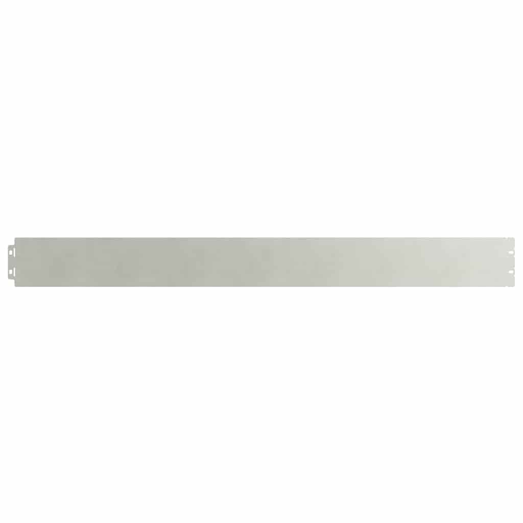 vidaXL Rasenkanten 50 Stk. 10x103 cm Edelstahl