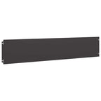 vidaXL Rasenkanten 30 Stk. Schwarz 20x103 cm Kaltgewalzter Stahl
