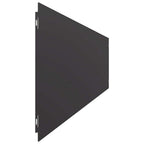 vidaXL Rasenkanten 30 Stk. Schwarz 20x103 cm Kaltgewalzter Stahl