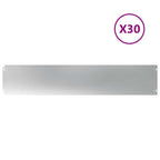 vidaXL Rasenkanten 30 Stk. 20x103 cm Verzinkter Stahl