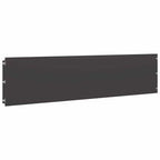 vidaXL Rasenkanten 20 Stk. Schwarz 25x103 cm Kaltgewalzter Stahl