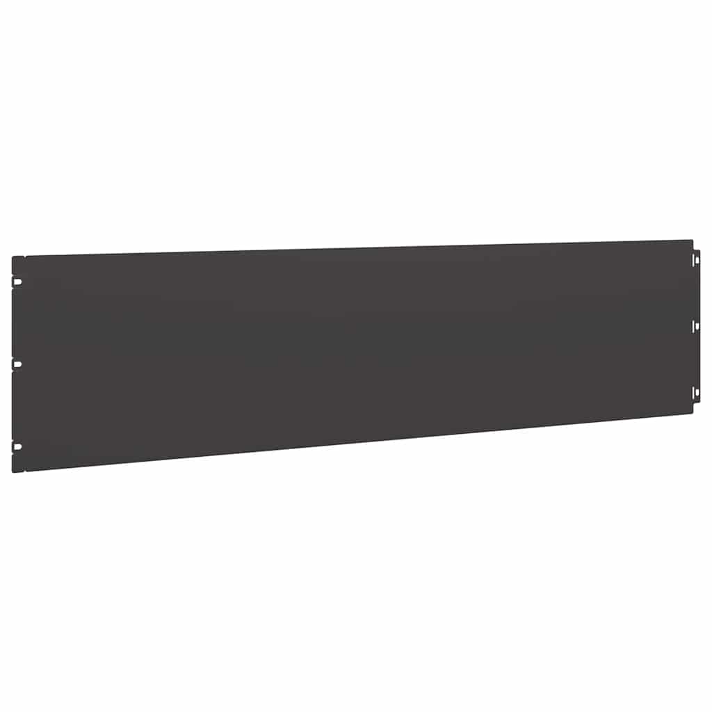 vidaXL Rasenkanten 20 Stk. Schwarz 25x103 cm Kaltgewalzter Stahl