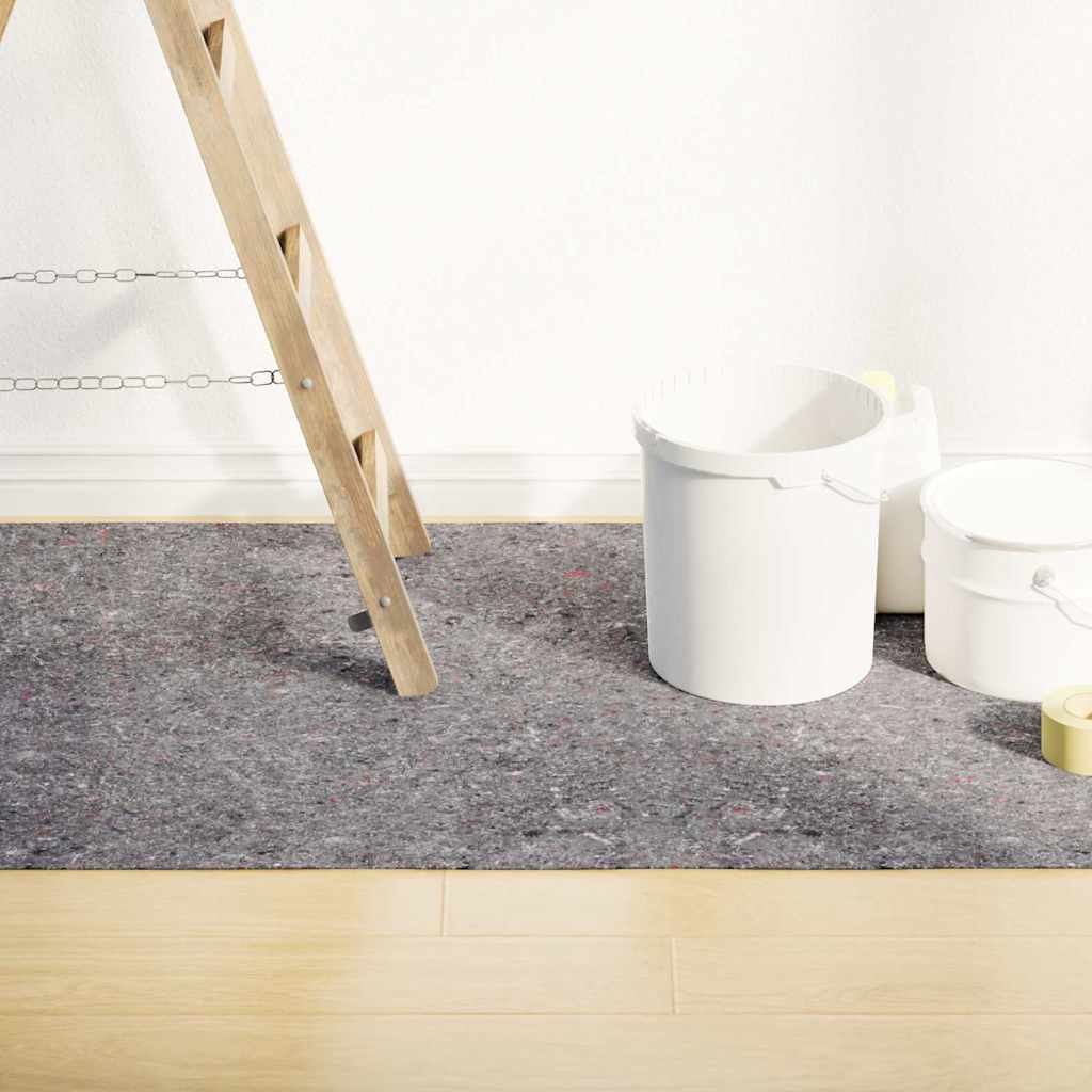 vidaXL Rutschfeste Malervliese 2 Stk. 5 m 180 g/m² Grau