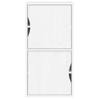 vidaXL Beistellschrank ODDA Weiß 40x24x79 cm Massivholz Kiefer