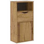 vidaXL Beistellschrank mit Schublade ODDA 40x24x79cm Massivholz Kiefer