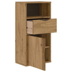 vidaXL Beistellschrank mit Schublade ODDA 40x24x79cm Massivholz Kiefer