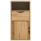 vidaXL Beistellschrank mit Schublade ODDA 40x24x79cm Massivholz Kiefer