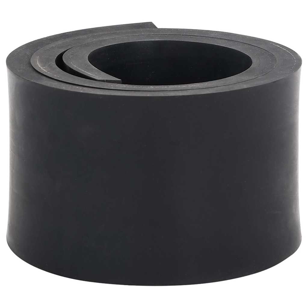 vidaXL Gummileiste für Schneepflug Schwarz 80x8x1 cm