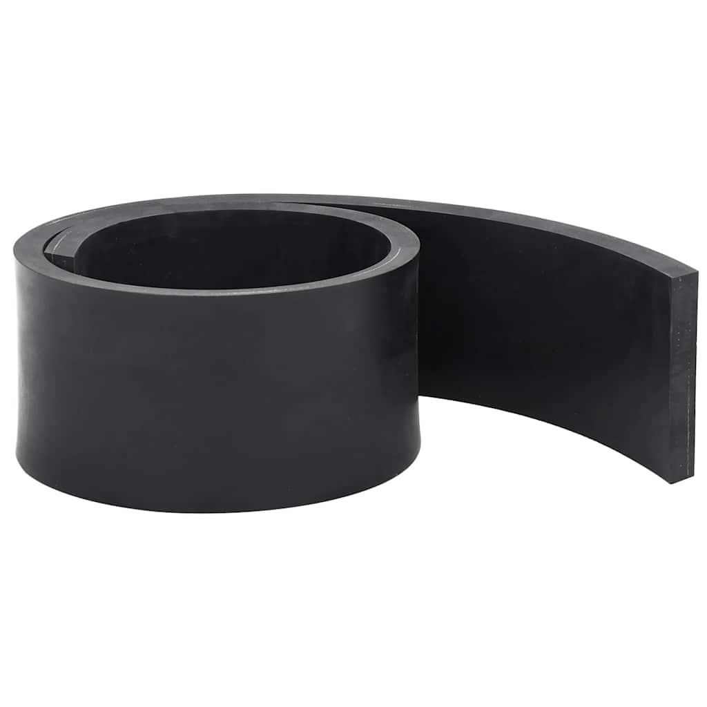 vidaXL Gummileiste für Schneepflug Schwarz 80x8x1 cm