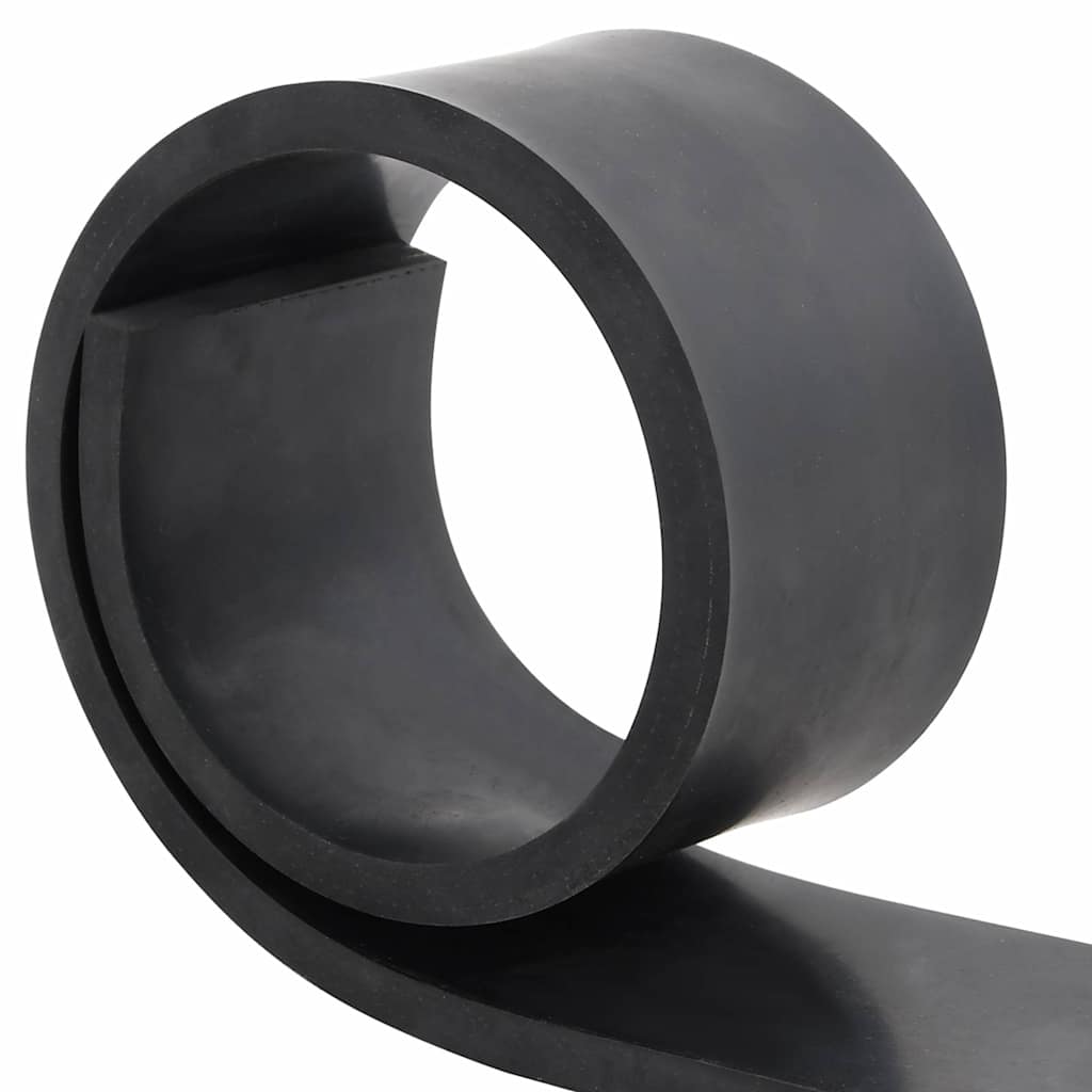 vidaXL Gummileiste für Schneepflug Schwarz 80x8x1 cm