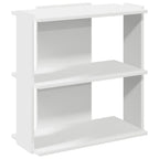 vidaXL Bücherregal 3 Böden Weiß 60x30x60 cm Holzwerkstoff