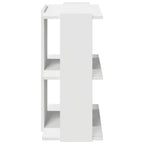 vidaXL Bücherregal 3 Böden Weiß 60x30x60 cm Holzwerkstoff