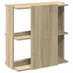 vidaXL Bücherregal 3 Böden Sonoma-Eiche 60x30x60 cm Holzwerkstoff