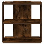 vidaXL Bücherregal 3 Böden Räuchereiche 60x30x60 cm Holzwerkstoff